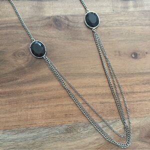 NWOT Banana Republic dark stone necklace